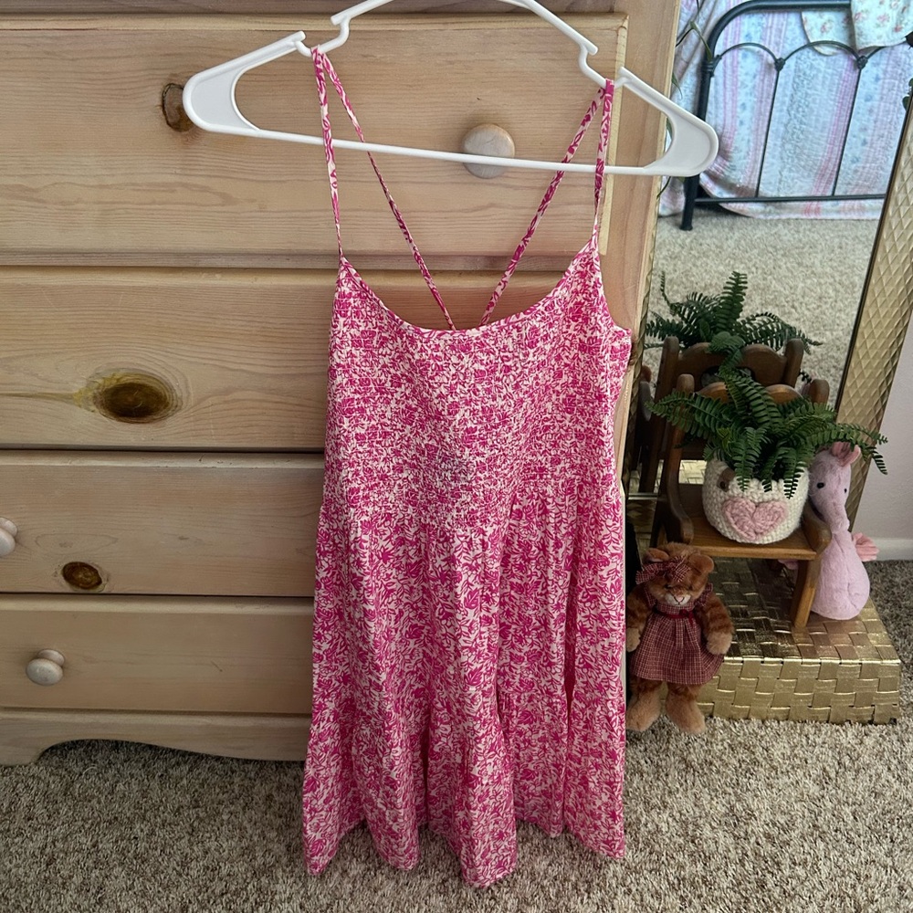 Gap Floral Pink Mini Dress🌷💗